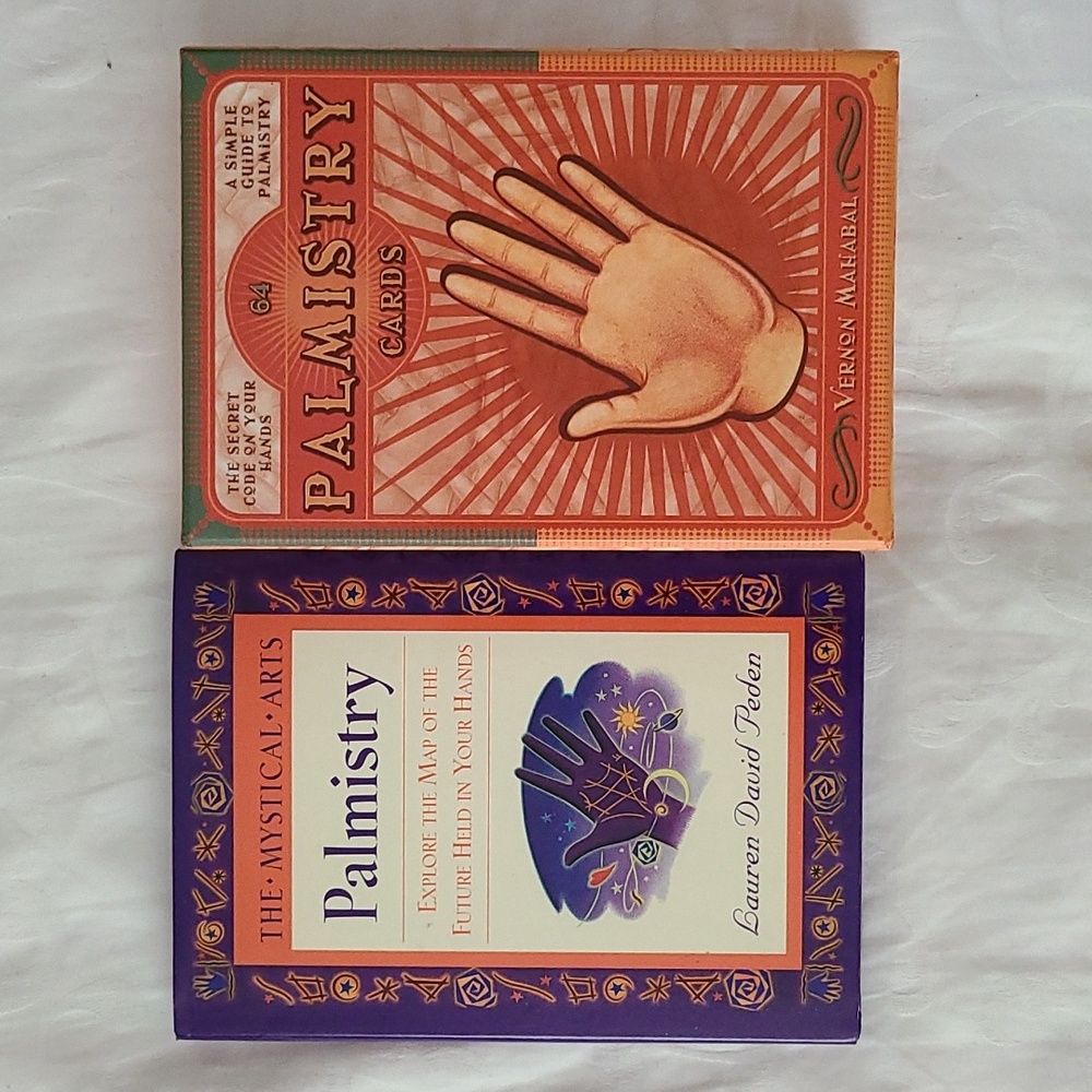 Palmistry Hardcover Book & Card Deck